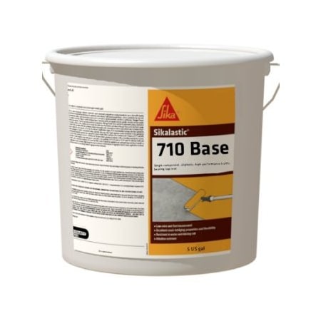 Sika Sikalastic 710 Base Crack-Bridging Waterproofing Base Coat Gray 5 Gallon 189328